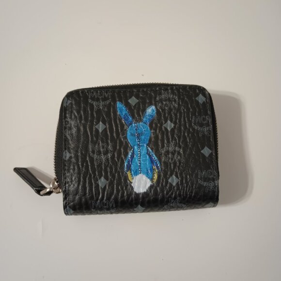 MCM Wallet with blue bunny - Picture 5 of 5